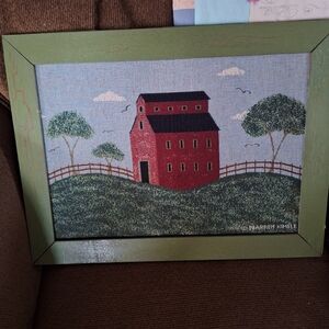 Vintage Warren Kimbel Stitched Folk Art